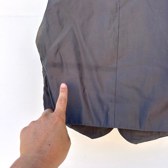 Vintage Gap Cropped 90s Y2K Patchwork Vest Quilt Cottagecore Bandana Small - Picture 8 of 8